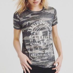 Lucky Brand Tops - ❗️ Lucky Brand NWOT Sz XS Janis Joplin Camo Tee Lucky Brand Tops - ❗️ Lucky Brand NWOT Sz XS Janis Joplin Camo Tee